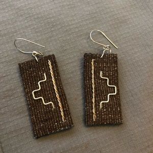 Woven earrings